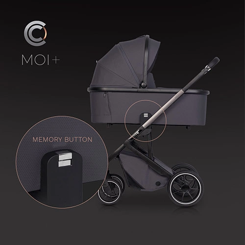 Cavoe Moi Plus 2W1 wózek spacerowy z gondolą + tobra + adaptery