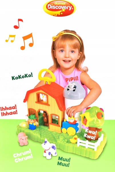 DUMEL Odkrywcza Farma Zabawka Interaktywna mówi pl