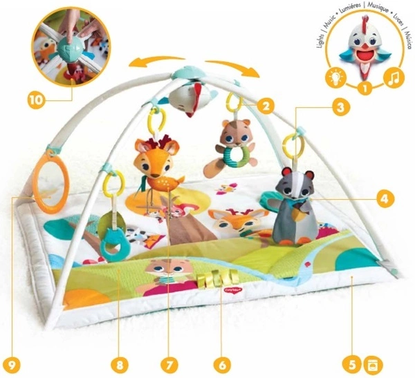 TINY LOVE Mata Gimnastyka dla bobasa Leśna kraina