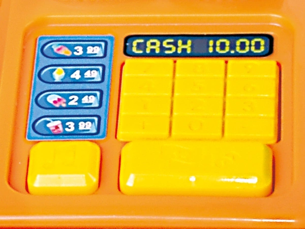 DUMEL Wózek z lodami zestaw akcesoria 26 elementów dźwięk 18M+