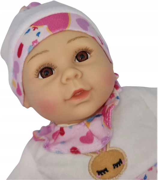 MARIOTOYS LALKA bobas 35 cm mówi i śpiewa po polsku butelka