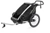 Przyczepka rowerowa dla dziecka - THULE Chariot Lite 1 - Agave-Black