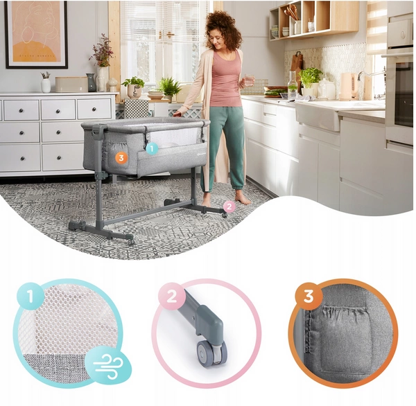 Kinderkraft NESTE UP Łóżeczko dostawne turystyczne