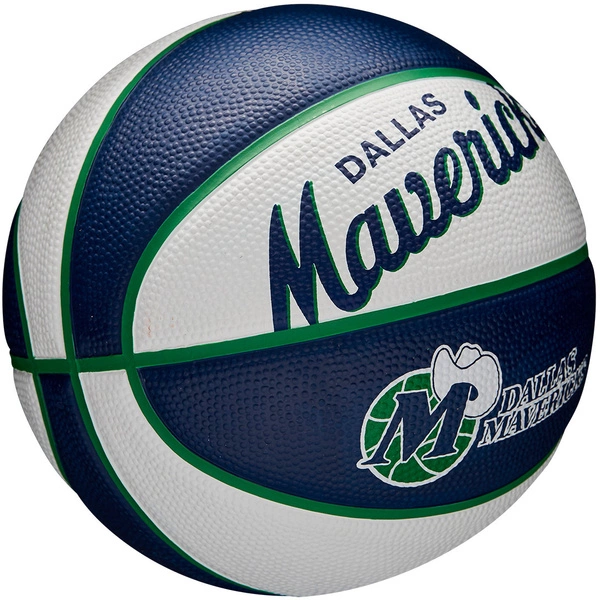 WILSON Dallas Mavericks Retro Mini Piłka do koszykówki