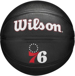 WILSON NBA Philadelphia 76ers Black 3 Mini Piłka do koszykówki