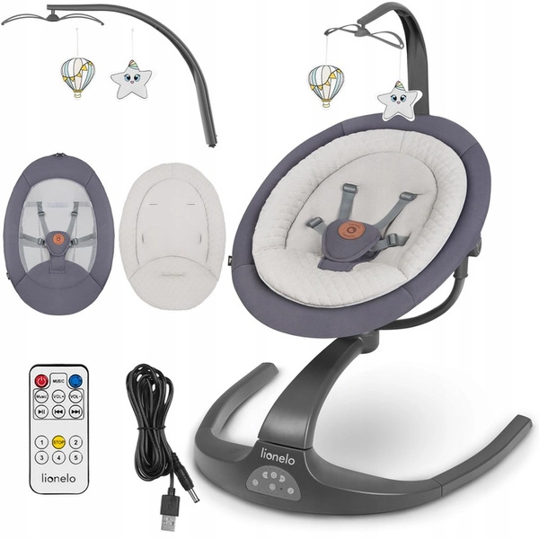 Lionelo Rina leżaczek bujaczek melodie zabawki
