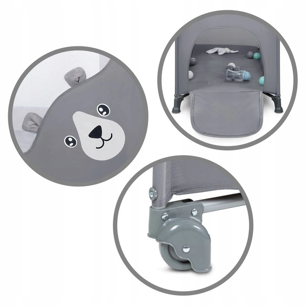 KIDWELL BLISSY łóżeczko turystyczne składane kojec torba materacyk