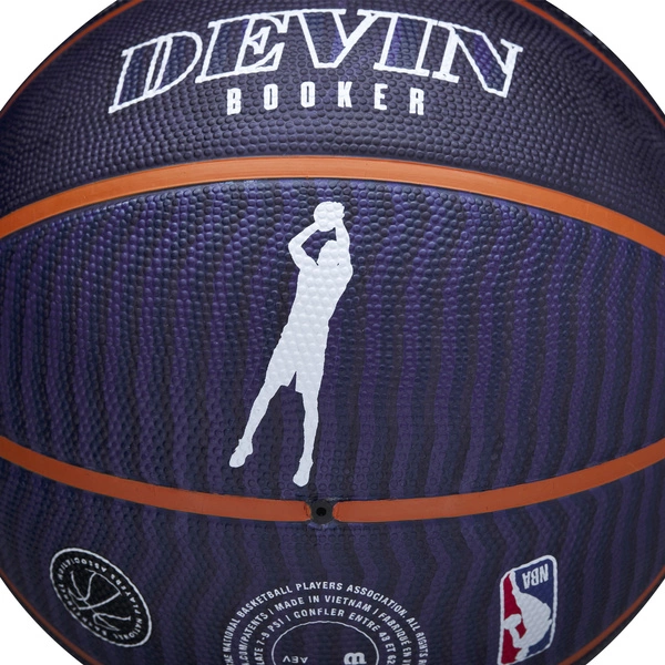 WILSON Player Icon Devin Booker #1 Phoenix Suns 7 piłka do koszykówki