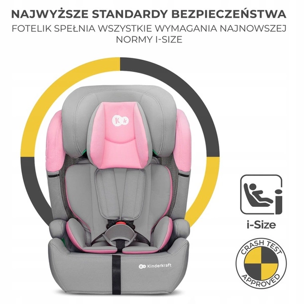 Fotelik samochodowy Kinderkraft COMFORT UP I-SIZE 76-150 cm 9-36 kg