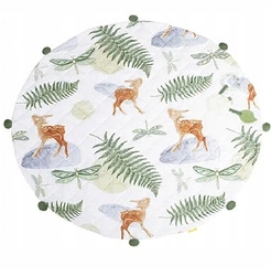 SKIDDOU mata edukacyjna z pomponami DOEE średnica 105cm