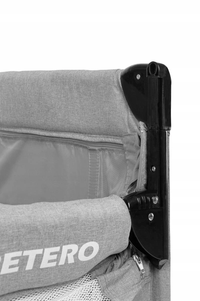 CARETERO ESTI łóżeczko turystyczne składane kojec opuszczany bok