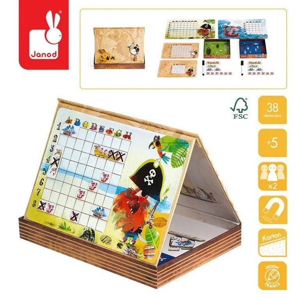 Janod - Statki gra magnetyczna