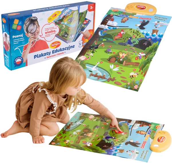 Dumel Edukacyjne plakaty Zwierzęta Zawody nauka 3+