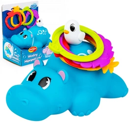 Zabawka do  kapieli PŁYWAJĄCY Wodny Hipopotam do wody wanny 12m+ Dumel