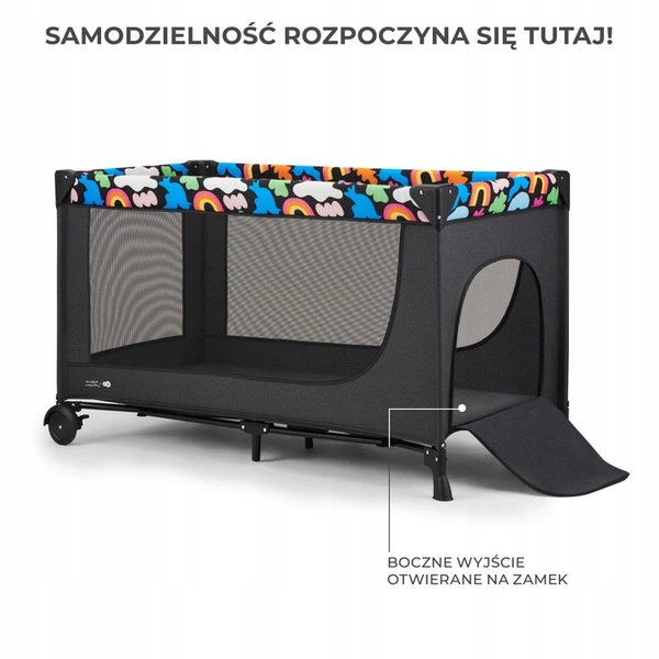 KINDERKRAFT JOY 2 Łóżeczko turystyczne 2w1 kojec składane