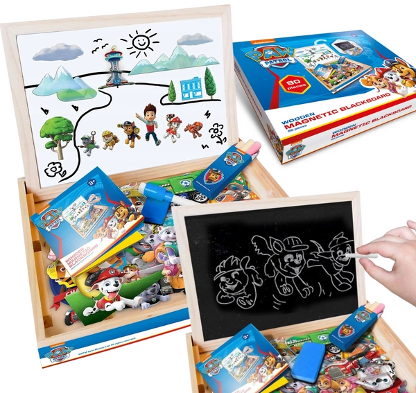 Tablica magnetyczna PSI PATROL kredowa drewniana