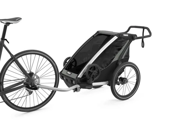 Przyczepka rowerowa dla dziecka - THULE Chariot Lite 1 - Agave-Black
