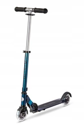 Hulajnoga Micro Sprite LED PEARL Green Purple świecące koła perłowy lakier