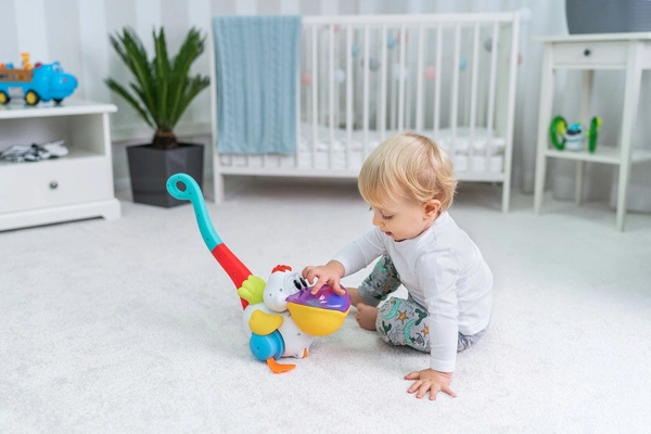 DUMEL Piłeczkowy Pelikan pchacz mówi śpiewa PL