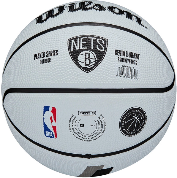 WILSON Kevin Durant NBA Brooklyn Nets 3 Mini Piłka do koszykówki
