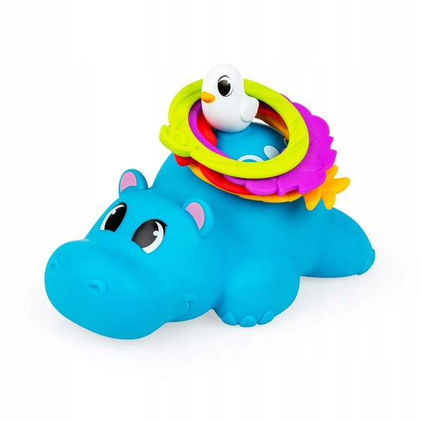 Zabawka do kapieli PŁYWAJĄCY Wodny Hipopotam do wody wanny 12m+ Dumel