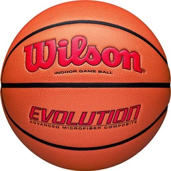 WILSON EVOLUTION Red Piłka do koszykówki 7 skóra