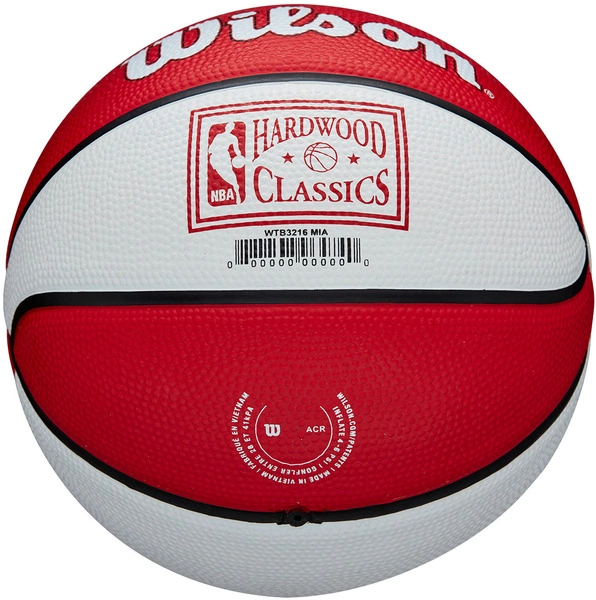 WILSON Miami Heat Retro Mini Piłka do koszykówki