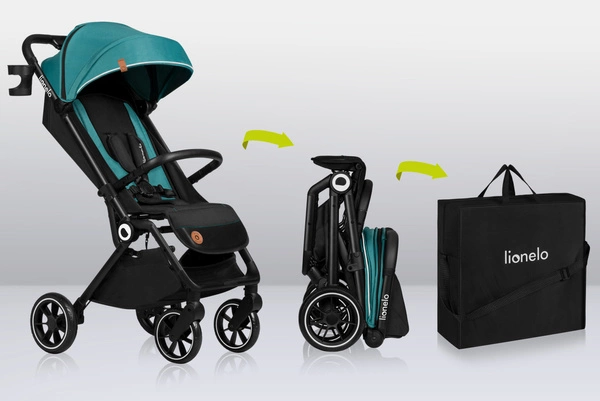 Lionelo Cloe Wózek spacerowy + AKCESORIA do 22kg