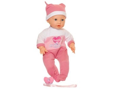 NATALIA Bobas Lalka Mimiczna mówi płacze LF0044 3+