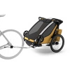 Przyczepka rowerowa dla dziecka, podwójna - Thule Chariot Sport 2 G3 - Natural Gold