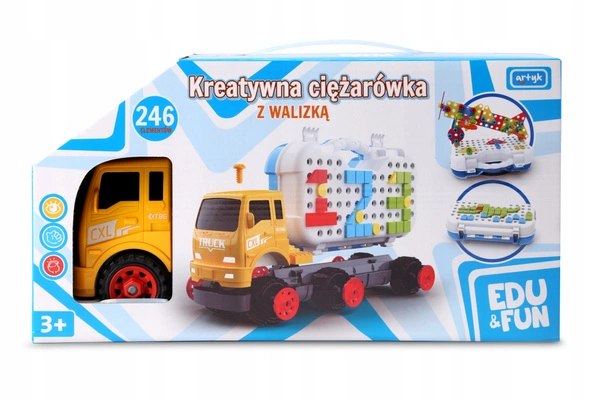 ARTYK AUTO kreatywna ciężarówka do wkręcania 2W1