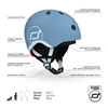 SCOOT AND RIDE kask narciarski XXS-S dla dzieci regulacja dziecięcy LED Steel