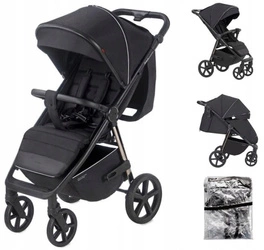 Wózek spacerowy do 22kg z pełnym wyposażeniem CARRELLO BRAVO PLUS