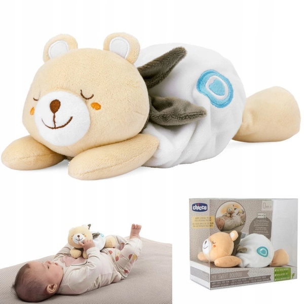 Chicco Miś Ciepluszek Termofor z solą miękki przytulanka hipoalergiczny