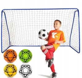 Bramka piłkarska 240x160x100 stalowa solidna + PIŁKA