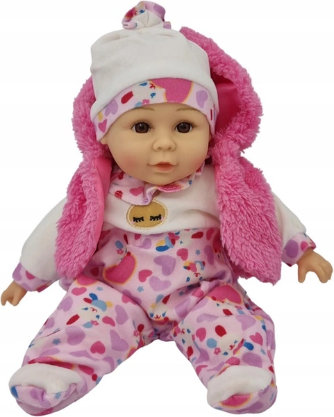 MARIOTOYS LALKA bobas 35 cm mówi i śpiewa po polsku butelka