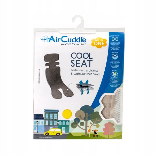 AirCuddle Cool Seat uniwersalna oddychająca mata wkładka antypotowa ALLinONE