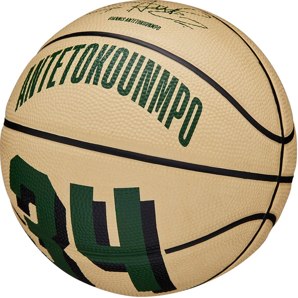 WILSON Giannis Antetokounmpo NBA Milwaukee Bucks 3 Mini Piłka do koszykówki