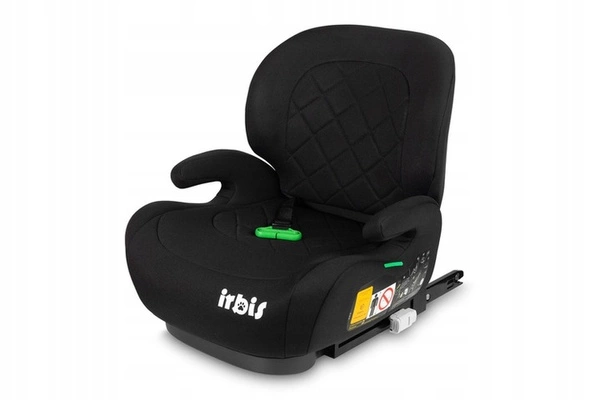 CARETERO Fotelik Samochodowy IRBIS i-Size Black ISOFIX 125–150 cm