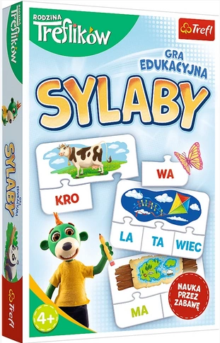 TREFL Sylaby gra edukacyjna Rodzina Treflików