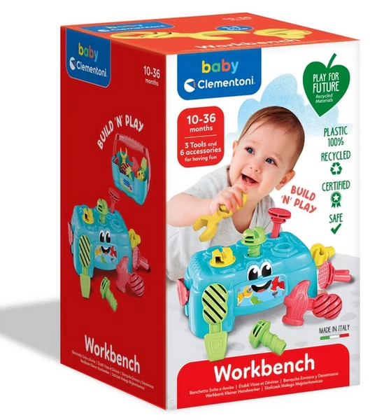 CLEMENTONI Stolik Małego Majsterkowicza narzędzia