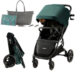 KINDERKRAFT MITZY WÓZEK SPACEROWY do 22kg Duże amortyzowane koła + torba