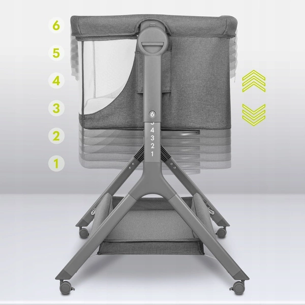 LIONELO LEONIE PLUS 3w1 Łóżeczko dostawne kołyska niemowlęce