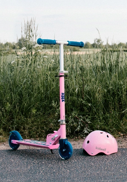 KASK ochronny Kidwell ORIX II Violet Fiolet S rower hulajnoga dla dziecka