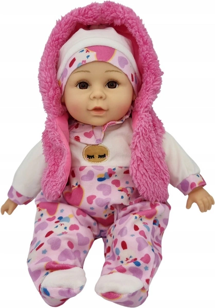 MARIOTOYS LALKA bobas 35 cm mówi i śpiewa po polsku butelka