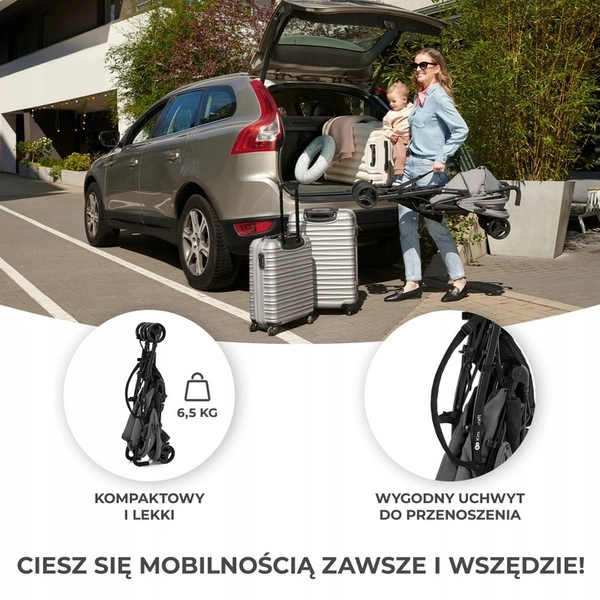 TIK Kinderkraft Wózek spacerówka parasolka lekki