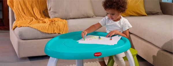 Tiny Love Centrum aktywności 5w1 Stoliczek Stół & krzesełko Zabawa na łące