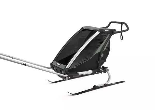 Przyczepka rowerowa dla dziecka - THULE Chariot Lite 1 - Agave-Black