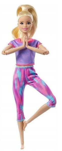 BARBIE Made to move lalka gimnastyczka GXF04