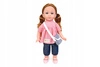 Lalka Natalia tunika różowa 36cm mówi po polsku idealna dla dziewczynki